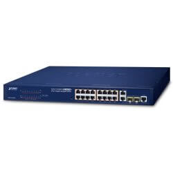 [FGSW1816HPS] Switch 19" webadmin 16 ports 100Mbit PoE at 2xSFP