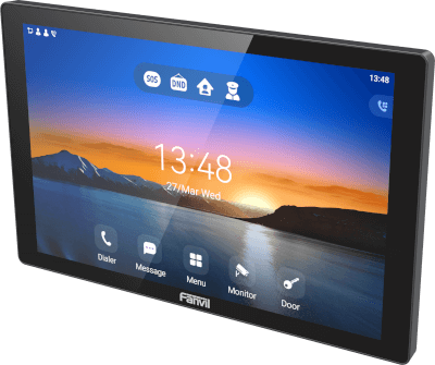 [FV-I507W] Ecran accueil indoor 10" Android pour portier SIP