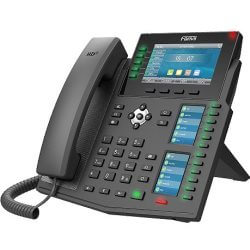 [FV-X6UV2] Téléphone SIP X6U PoE 3 écrans couleur