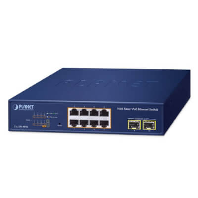 [GS2210-8P2S] Switch Websmart 8 ports Giga PoE + 2 x SFP 120W