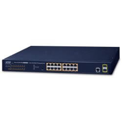 [GS4210-16P2S] Switch 19" L2 16 ports Giga PoE at 2xSFP