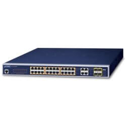 [GS4210-24P4C] Switch 19" L2 24 ports Giga PoE at 220W 4xSFP