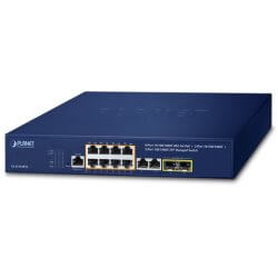 [GS-4210-8P2C] Switch 19" L2 8 ports Giga PoE at 120W 2xSFP