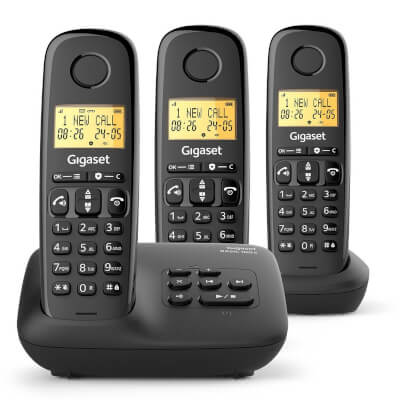 [GS-B100ATRIO] Téléphone Répondeur DECT Gigaset Basic 100A Trio
