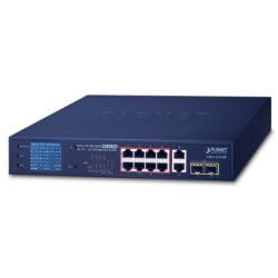 [GSD1222VHP] Switch 19" 8 ports Giga PoE at 120W 2xSFP