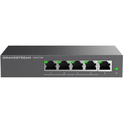[GWN7700P] Switch 5 ports Giga dont 4 PoE af/at 60W
