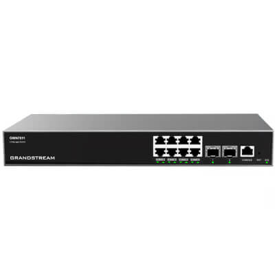 [GWN7811] Switch L3 8 ports Giga 2x SFP+ fan-less
