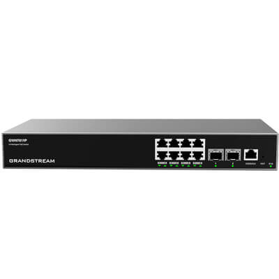 [GWN7811P] Switch L3 8 Giga PoE 802.3 af/at 2x SFP+ fanless