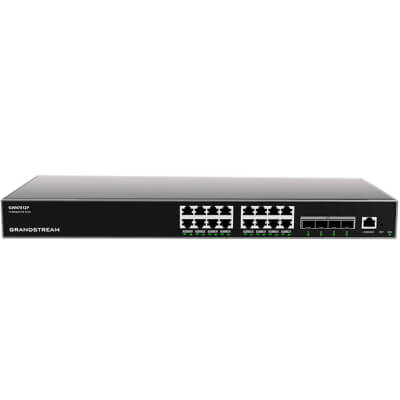[GWN7812P] Switch L3 16 Giga PoE 802.3 af/at 4x SFP+