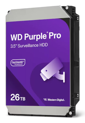 [HD3-26000-4] HDD WD Purple Pro Vidéo Surveillance  26To