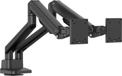 [II-DS4002C-B1] Support ergono. compact pour 2 écrans jusqu’à 32''