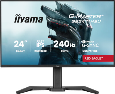 [II-GB2471HSU-B1] Moniteur 24'' fast IPS GMaster Red Eagle fullHD HP