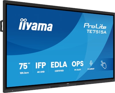 [II-TE7515A-B2AG] Ecran 75'' tactile interactif IPS 4K HP Android