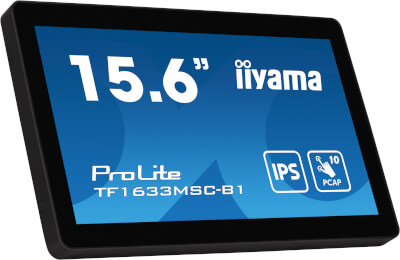 [II-TF1633MSC-B1] Moniteur tactile 15,6" PCAP verre sans cadre