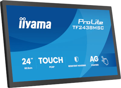 [II-TF2438MSC-B2] Ecran tactile 24" PCAP IPS full HD 5ms HP métal