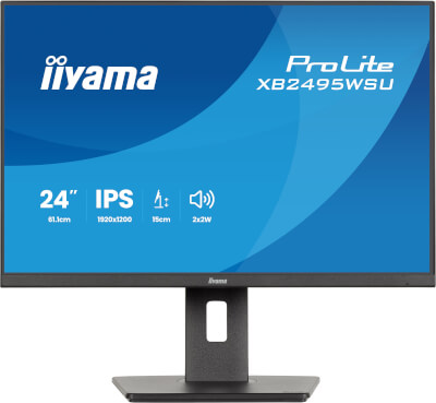 [IIXB2495WSUB1] Moniteur 24" ultra mince IPS pivot 16/10ème pivot