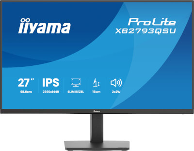 [IIXB2793QSUB1] Moniteur 27" Ultra mince IPS quad HD HP pivot