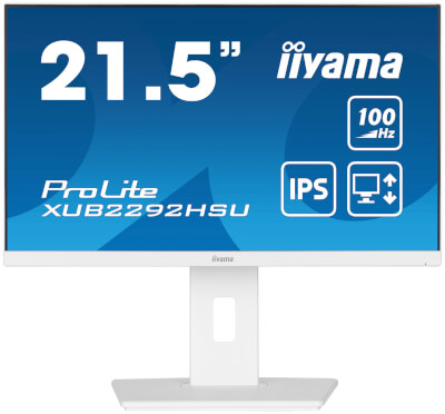 [II-XUB2292HSU-W6] Moniteur 21.5" Ultra mince IPS Full HD DP/HDMI HP