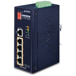 [ISW504PT] Switch Indus 5 ports 100Mbits dont 4 PoE AT 120W
