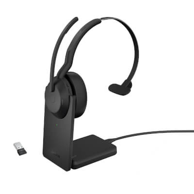[JA-EV2-55] Casque Evolve2 55 Link 380a UC mono avec support
