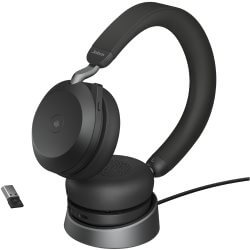 [JA-EV2-75ATS] Casque Evolve2 75 USB-A + socle de charge MS noir