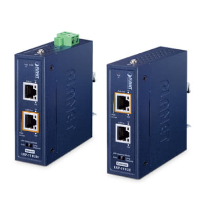 [LRP111UKIT] Kit déport Ethernet PoE industriel Bt jusqu'à 800m