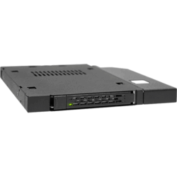[MB411SPO-B] Rack amovible 2'1/2 Sata SaS HDD/SSD baie slim