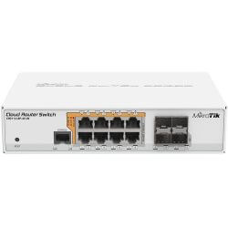 [MT-CRS112-8P-4S-IN] Switch Cloud 8 Giga PoE 4 SFP dual boot