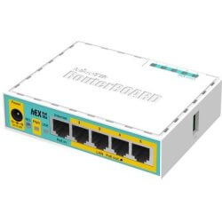 [MT-RB750UPR2] Routeur 5 ports 100Mbits (4 PoE) hEX PoE Lite
