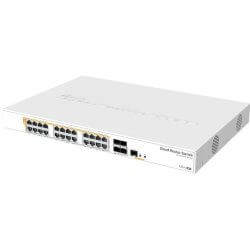 [MT-SW24P4S+] Switch Cloud 24 ports Giga PoE 4 SFP+ dual boot