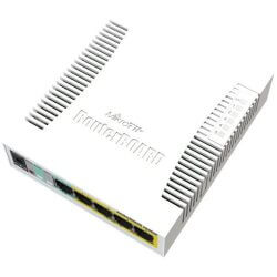 [MT-SW5P1S] Smart Switch 5 Giga dont 4 PoE + 1 SFP RB260GSP