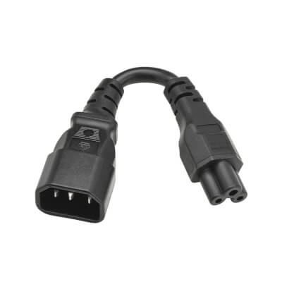 [P014-P15M-EU] Cordon d'alimentation C14 vers C5 2,5A 0,15M