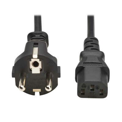[P014-02M-EU] Cordon d'alimentation C14 vers C5 2,5A 2M