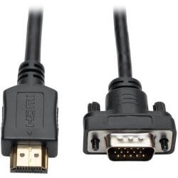 [P566-003-VGA] Câble adaptateur actif HDMI vers VGA HD15 M/M 90cm