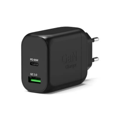 [P902065EP] Alimentation USB A&C GaN2 PD 65W avec câble 2m