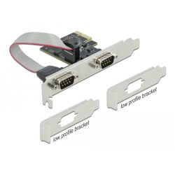 [PCIE-2SD] Carte PCI Express 2 ports RS232 Dual Profile
