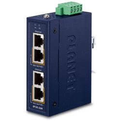 [PLA-IPOE260] Injecteur PoE+ at industriel 2 ports Giga Rail Din
