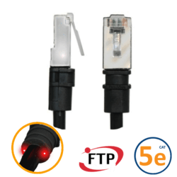 [PS5EF12] Cordon réseau RJ45 Patchsee Cat 5e FTP 1.2m