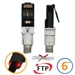 [PS6XF31] Cordon réseau RJ45 Patchsee croisé Cat 6 FTP 3.1m