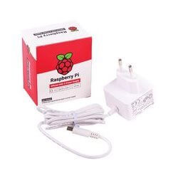 [RAS-ALIMP4B] Alimentation blanche USB 5V 3A pour Raspberry Pi 4