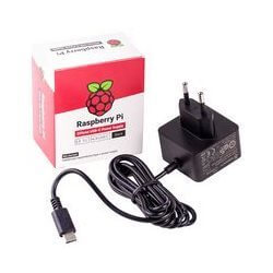 [RAS-ALIMP4N] Alimentation noire USB C 5V 15W Raspberry Pi 4 B