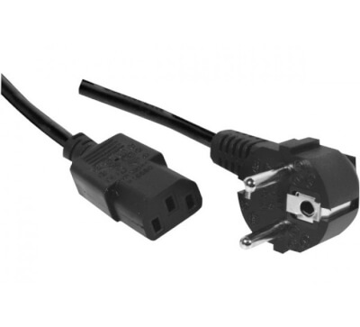 [CAB.SECTEUR.STD.2M] CABLE ELECTRIQUE SECTEUR STANDARD NOIR 1.8m