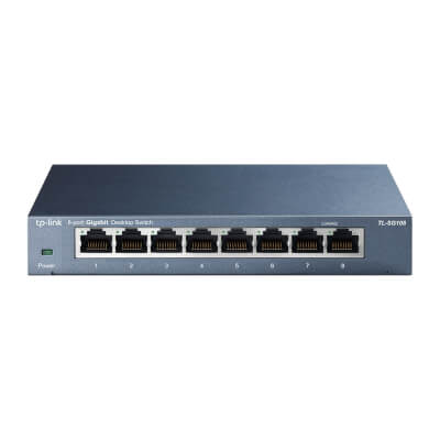 [TLSG108-V9.4] Switch de bureau 8 ports Gigabit métallique