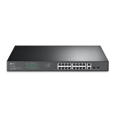 [NE-TLSG1218MPE] TP-LINK 16 Port PoE+ Switch 192W Gigabit