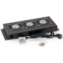[TRIT-0025] Chapeau de ventilation  3 ventil + thermostat noir