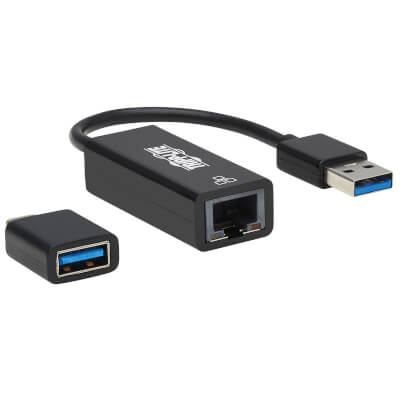 [U336-000-GB-CA] Adaptateur USB 3.2 type A/C vers réseau RJ45 Giga
