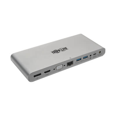 [U442-DOCK4-INT] Station d'acceuil USB-C 3 écrans LAN Chargeur 100W