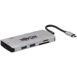 [U442-DOCK5-GY] Dock Station USB C HDMI 4K USB3.2 Lan Chargeur100W