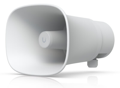 [UB-AIHORN] Haut parleur PoE IA Horn Speaker blanc