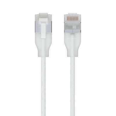 [UB-PATCH-ELCA6-100W] Cordon RJ45 Etherlighting Cat6A 1m Blanc
